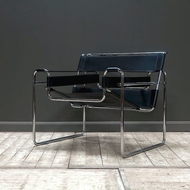 SOLD. An original Wassily chair designed by Marcel Breuer and made by Knoll 