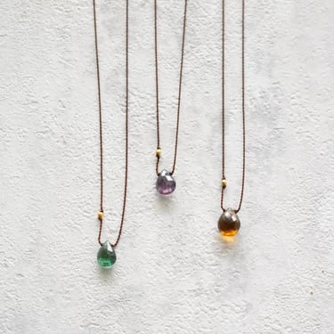Margaret Solow Zen Gem 18k Necklaces