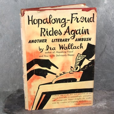 Hopalong-Freud Rides Again: Another Literary Ambush by Ira Wallach | 1952 FIRST EDITION | Comedy | Bixley Shop 