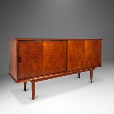 Danish Mid-Century Modern Heirloom Credenza / Cabinet Attributed to Arne Vodder for Sibast Constructed from Teak Wood, Denmark, c. 1960's 