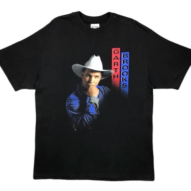 Vintage 1992 Garth Brooks Country Music Double Sided Promotional Graphic T-Shirt Size Large/XL 