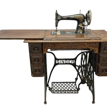 Antique Singer Sewing Table