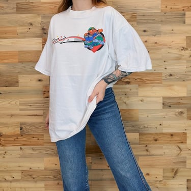 90's Sesame Street Vintage Ernie Skateboarding T Shirt 