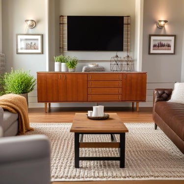 Mid-Century German walnut sideboard 1960s 