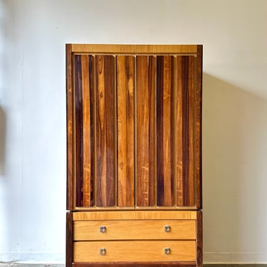 Brutalist style Oak and rosewood dresser 