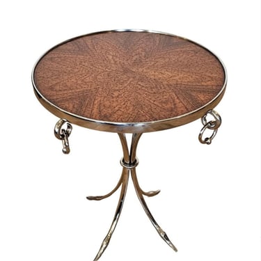Theodore Alexander Neoclassical Modern Side Table 