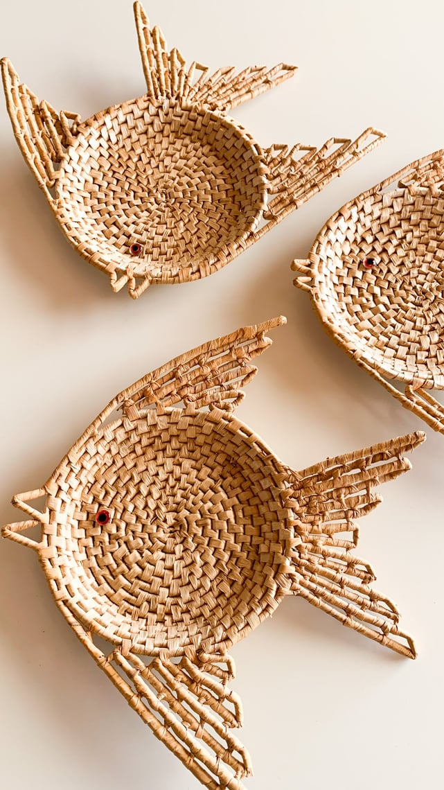 Vintage Rattan Fish | Lost Girls Vintage | Logan Square & West Town ...