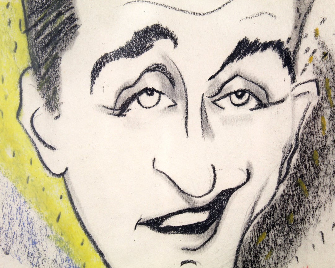 Bing Crosby Original Caricature Drawing by Hy Neigher, circa 1940s ...