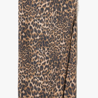 Leopard Cashmere Scarf - Vintage Leopard