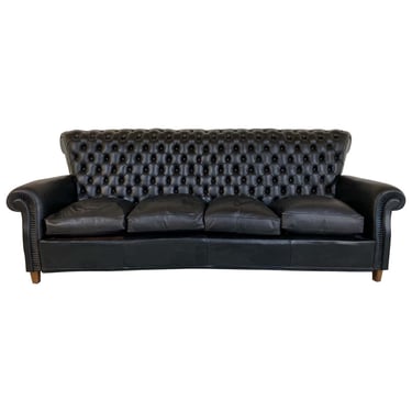 Chesterfield Style Tufted Leather Sofa by Poltrona Frau, Italy, 1967 