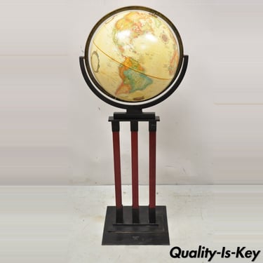 Replogle 16 Inch Diameter Globe on Stand World Classic Series Standing Globe