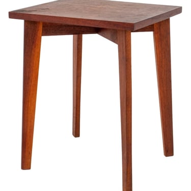 Pierre Jeanneret  Style Mid-Century Modern Teak End Table