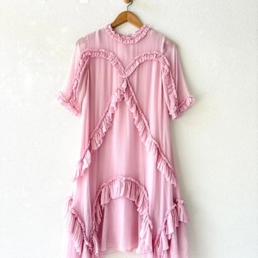 ULLA JOHNSON SILK 'PEGEEN' DRESS SIZE 2