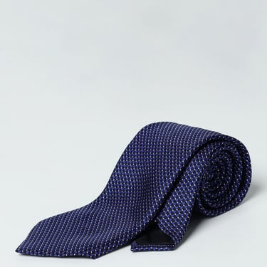 Zegna Tie Men Blue Men