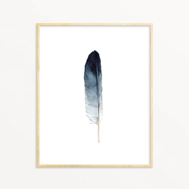 Snoogs & Wilde Art - Lone Feather #15 ~ Art Print