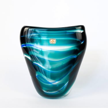Leerdam Crystal Glass Vase