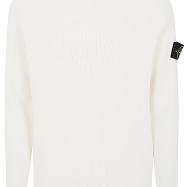 Stone Island Men Wide Round Neck Sweater