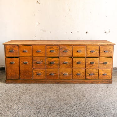 Oak Apothecary Cabinet