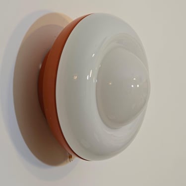 Mid Century ceiling Orange lamp / Space Age l'amo / 1970s / Italian design / modern design lamp 