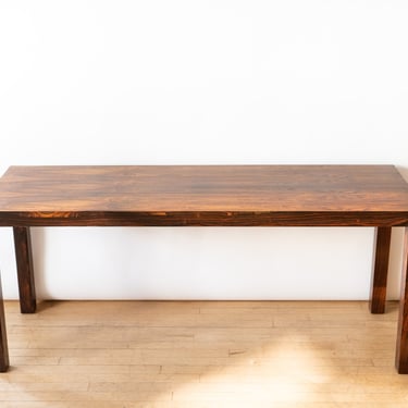 Milo Baughman Style Rosewood Console Table