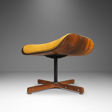 Mid Century Modern Bentwood Ottoman Paired Well w/ Lounge Mr. Chair for Plycraft by George Mulhauser, USA, c. 1960's 