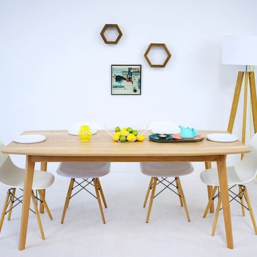 Scandinavian Modern Dining Table 