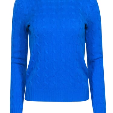 Ralph Lauren - Blue Cable Knit Sweater Sz S