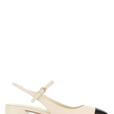 Miu Miu Women Ivory Leather Pumps