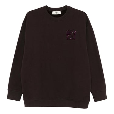 Fendi Women Sweatshirt Ff Embroidery