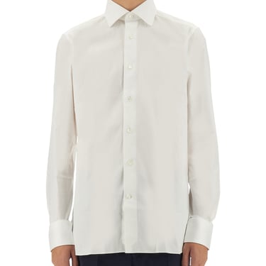 Zegna Men Stretch Cotton Shirt