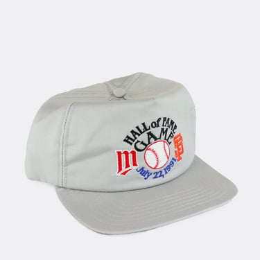 Vintage 1991 MLB Hall Of Fame Game Day Snap Back Hat
