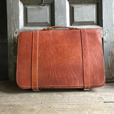 Vintage Coach Beekman Briefcase Retro 1990s Brown Leather +