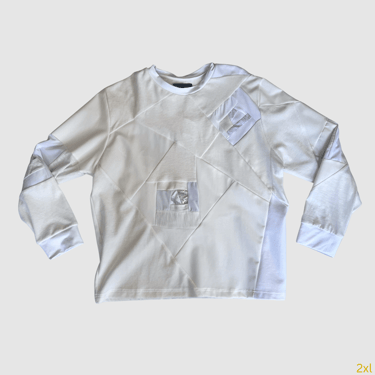 2xl white sweatshirt - IN STOCK