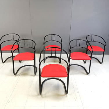 Post modern dining chairs, 1980s - vintage dining chairs - design dining chairs 