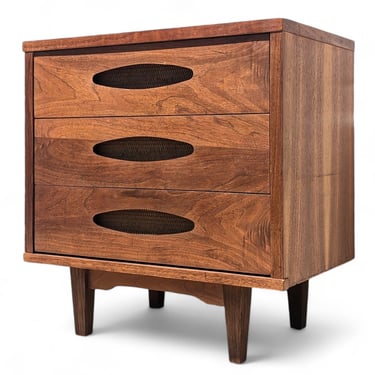 Mid Century Modern Real McCoy Walnut Nightstand 