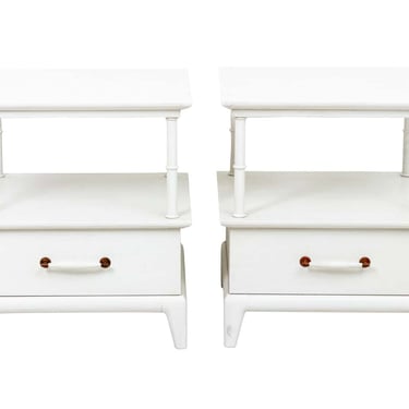 Pair of Painted Midcentury Nightstands