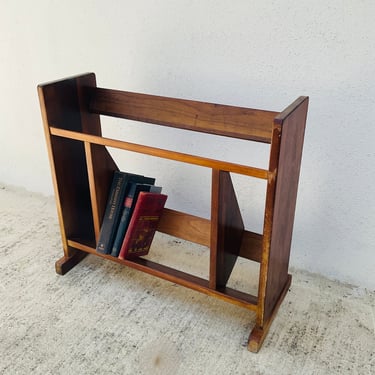 Wooden Midcentury Bookshelf