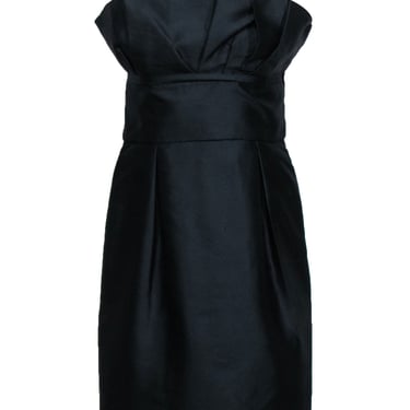 Christian Dior - Black Structured Sleeveless Mini Dress Sz 6