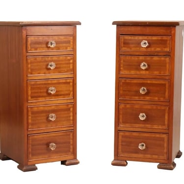 PAIR of Federal Style Mahogany CABINETS, c. early 1900's 