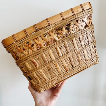 Woven Rattan Basket