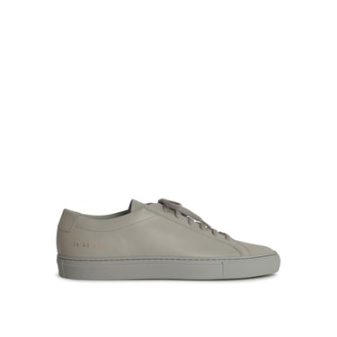 Common Projects 'Achilles' Grey Leather Sneakers Men