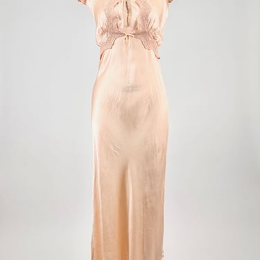 1930s Distant Daydreams Silk Slip Dress