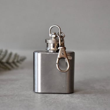 Vintage Stainless Still  Pocket Flask Bottle Vintage Flask Hunting Gift 