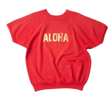 Aquarius Cocktail Lexi Sweatshirt - Red Aloha