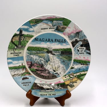 vintage Niagra Falls Souvenir Plate 