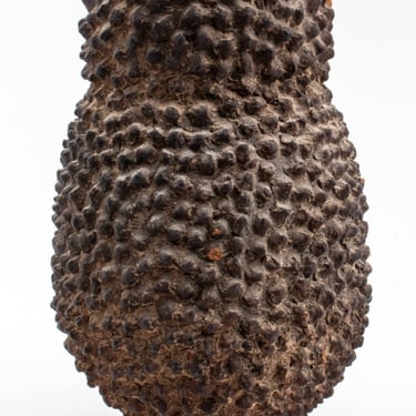 African Lobi Terracotta Spiked Vase