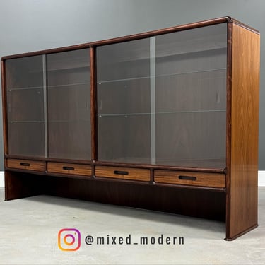 Danish Modern Rosewood Display Case 