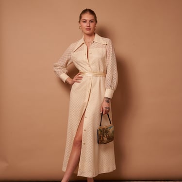Kimberly Crochet Gown - L