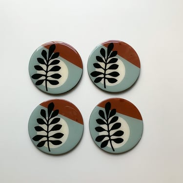 Concrete Coasters, Mothers Day Gift, Boho Decor, Drink Coaster, Round Coaster, Abstract Coaster, Gift for Mom, Table Decor 