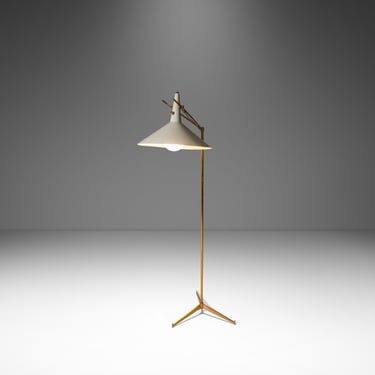 Rare Mid-Century Modern Model E-11 Floor Lamp by Paul McCobb for Directional, USA, c. 1950's 